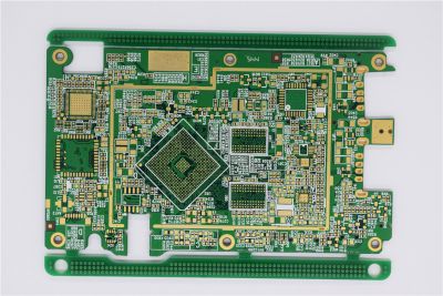 Eight-layer HDI motherboard+BGA+impedance, heavy gold, green oil