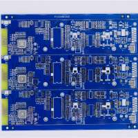 Double-sided + impedance lead-free tin spray blue oil